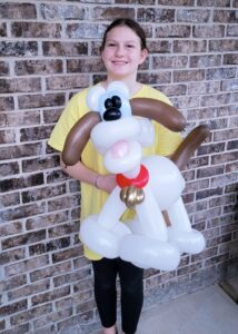 Girl With Balloon Dog