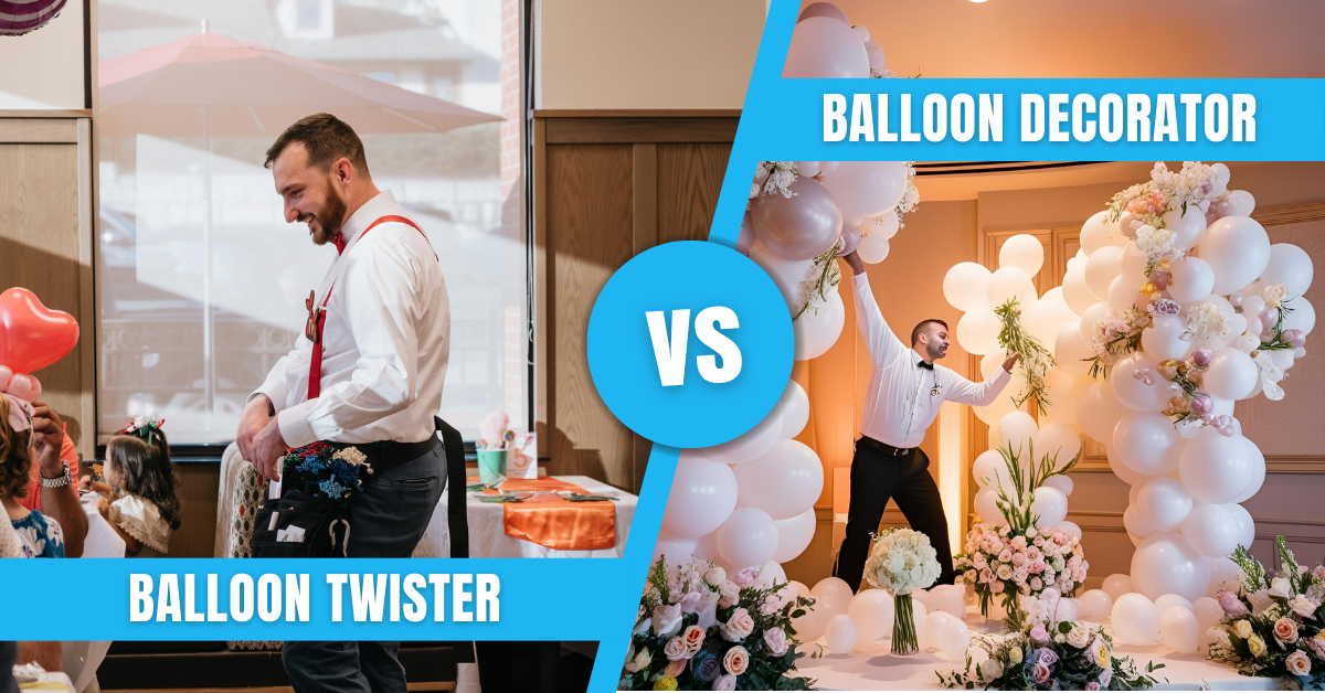 Balloon Twister vs Balloon Decorator